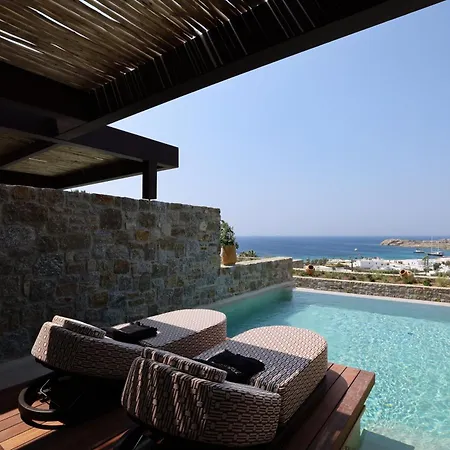 Tropicana Hotel , Suites & Villas Mykonos Paradise Beach  Exterior photo